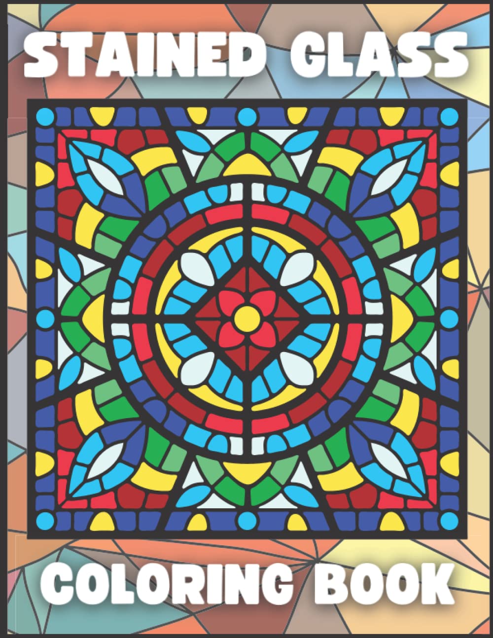 ler totalmente Stained Glass Coloring Book: Coloring Book For Adults With 61 pages and 30 Unique Illustrations