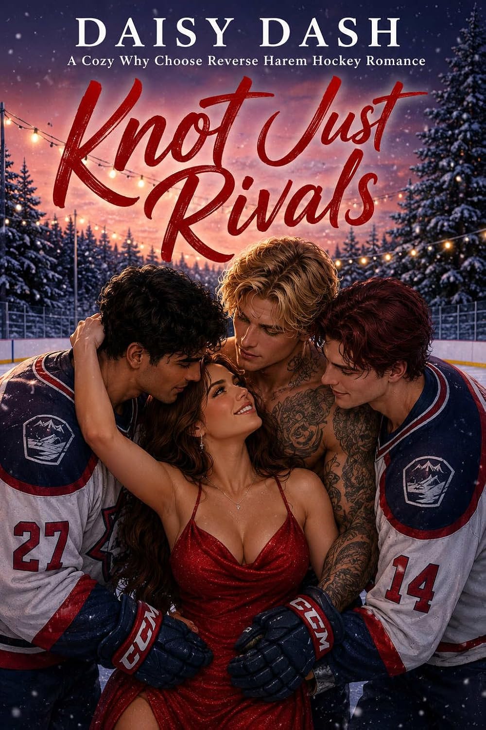 ler totalmente Knot Just Rivals: A Spicy Small Town Hockey Omegaverse Reverse Harem Romance (English Edition)