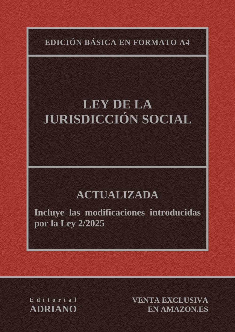 ler totalmente Ley de la Jurisdicción Social: Edición básica en formato A4 (Spanish Edition)