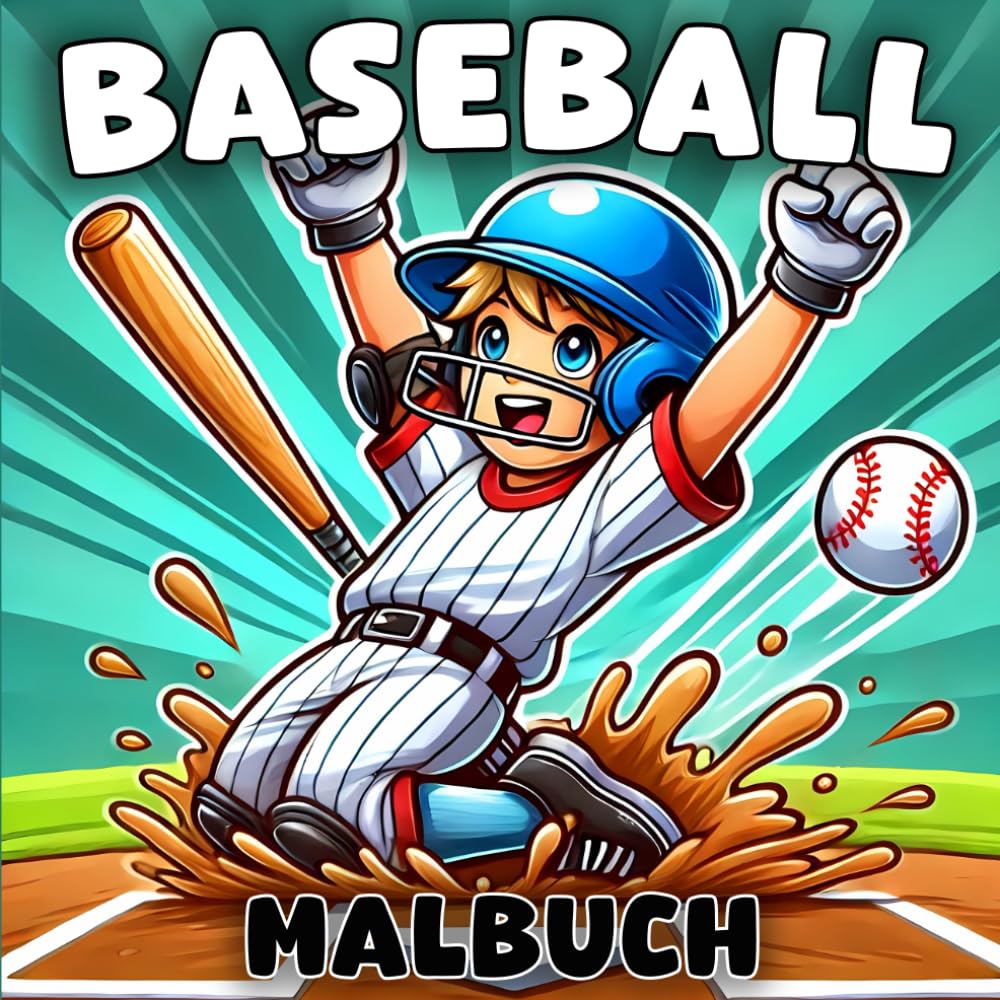 Baseball Malbuch. Ein spannendes Sportabenteuer für alle Altersgruppen: Entwickelt für Baseball-Fans baixar livro de graça