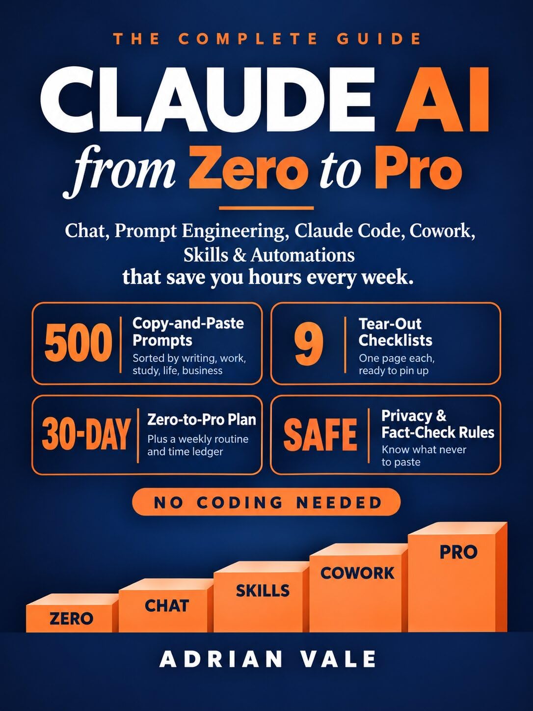ler totalmente Claude AI from Zero to Pro: The Complete Guide to Chat, Prompt Engineering, Claude Code, Cowork, Skills & Automations That Save You Hours Every Week (No Coding Needed) (English Edition)