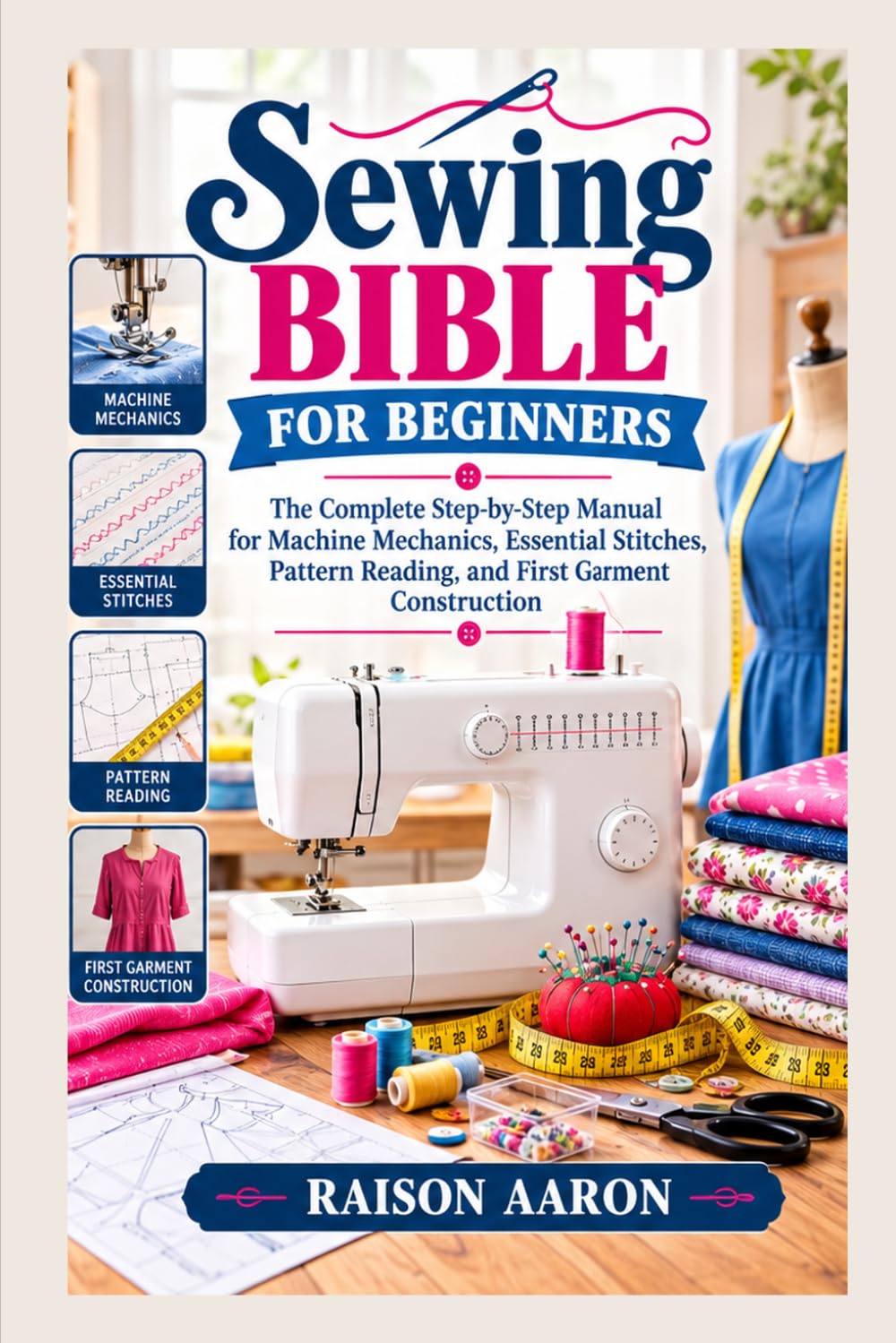 Sewing Bible for Beginners: The Complete Step-by-Step Manual for Machine Mechanics, Essential Stitches, Pattern Reading, and First Garment Construction baixar o livro de graça