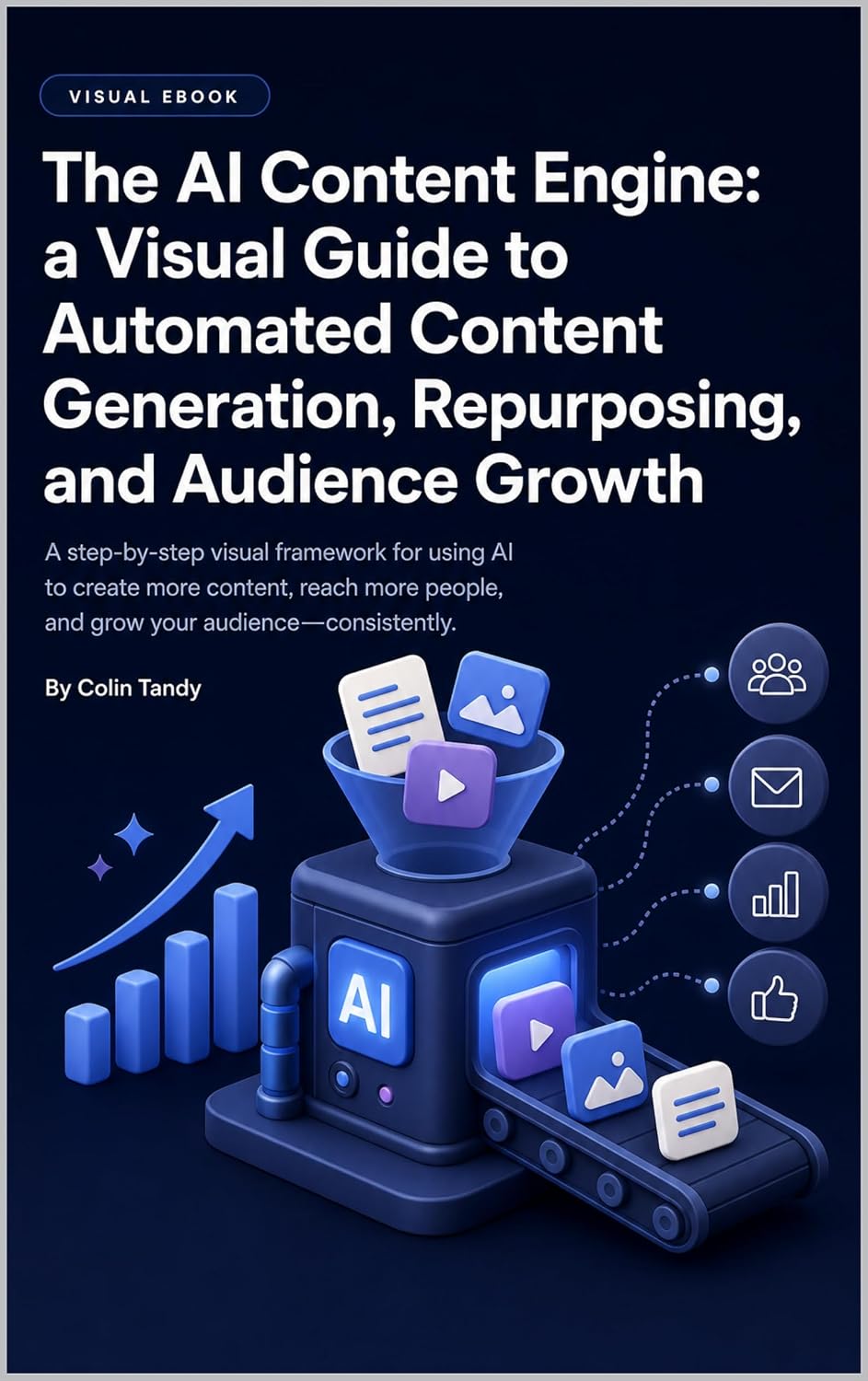 ler totalmente The AI Content Engine: A Visual Guide to Automated Content Generation, Repurposing, and Audience Growth (English Edition)