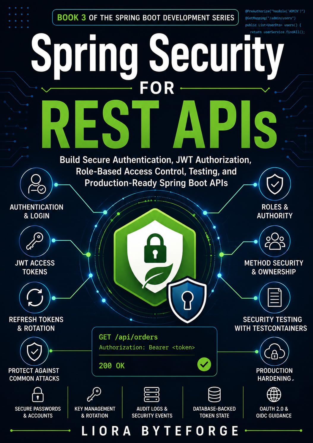 capítulo por capítulo baixar Spring Security for REST APIs: Build Secure Authentication, JWT Authorization, Role-Based Access Control, Testing, and Production-Ready Spring Boot APIs... Development Series Book 3) (English Edition)
