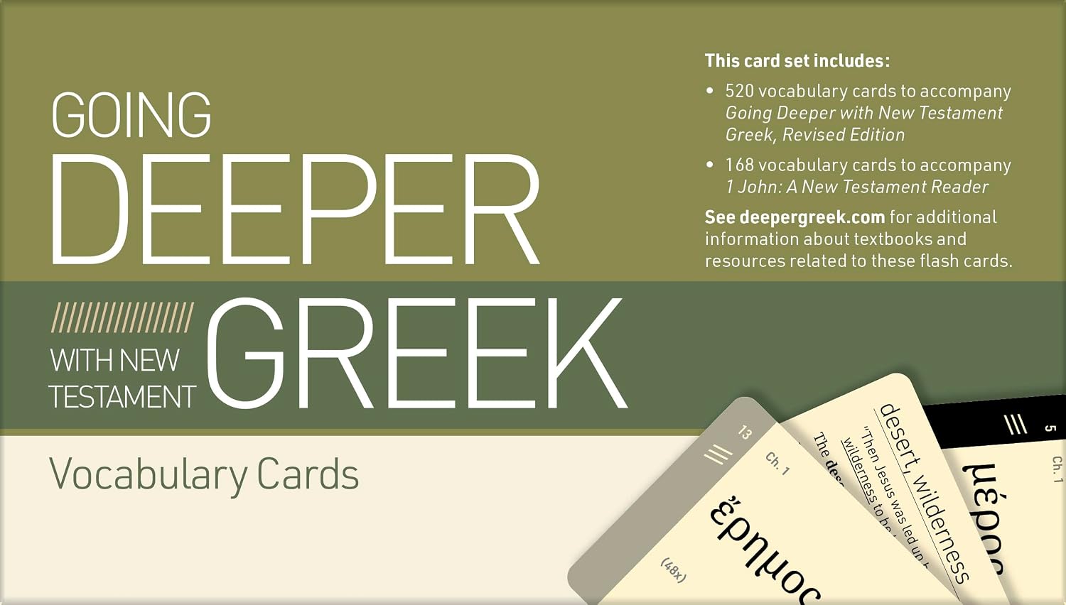 capítulo por capítulo baixar Going Deeper with New Testament Greek Vocabulary Cards