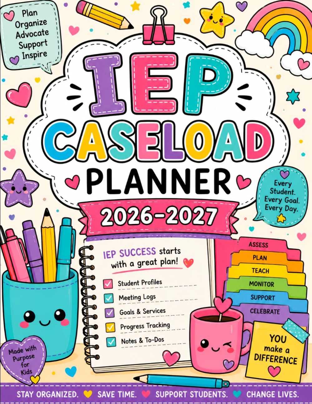 capítulo por capítulo baixar IEP Caseload Planner 2026–2027: Student Rosters, Service Schedules, Deadline Tracking, and Workload Planning