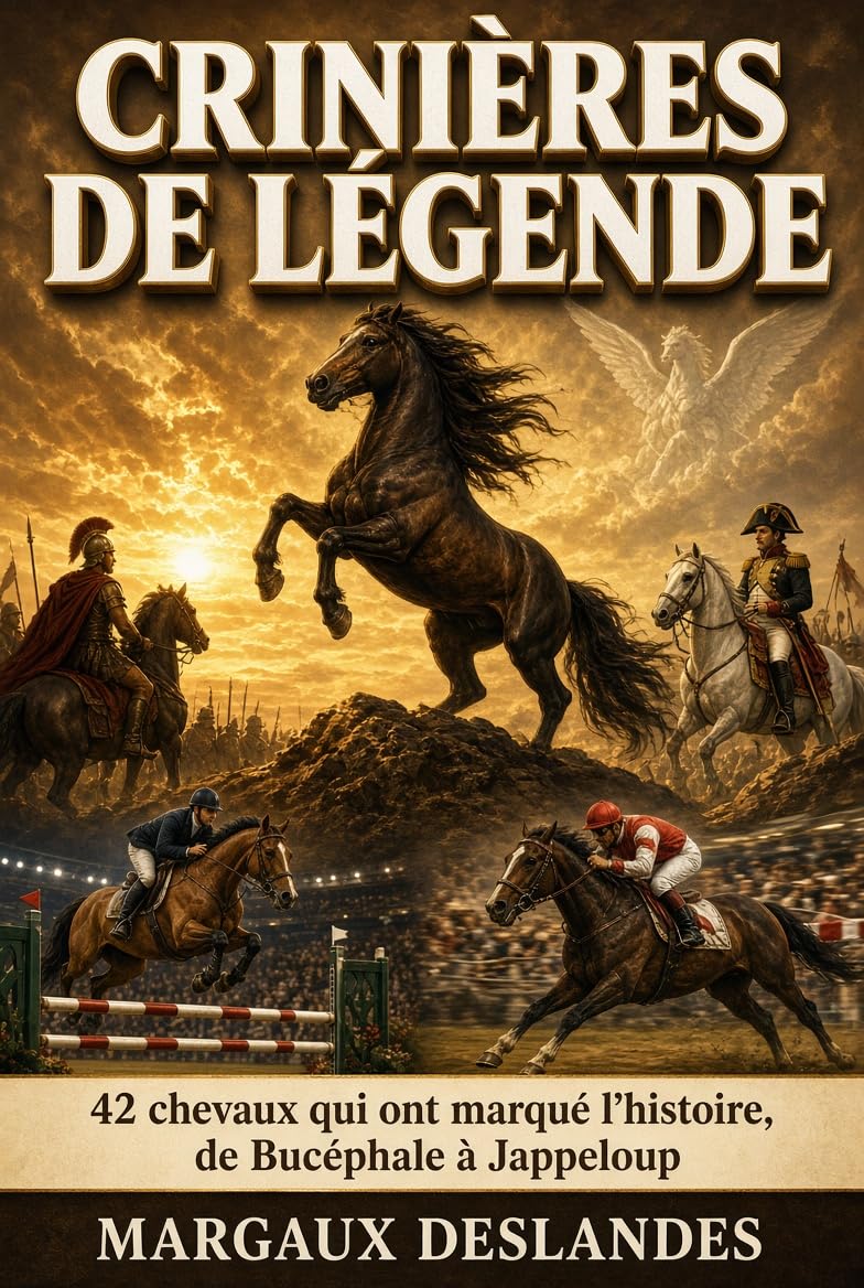 CRINIÈRES DE LÉGENDE +42 Chevaux Qui Ont Marqué l’Histoire, de Bucéphale à Jappeloup: Destins Extraordinaires de l'Antiquité aux Jeux Olympiques: Courses, Sport et Mythologie (French Edition) baixar livro de graça
