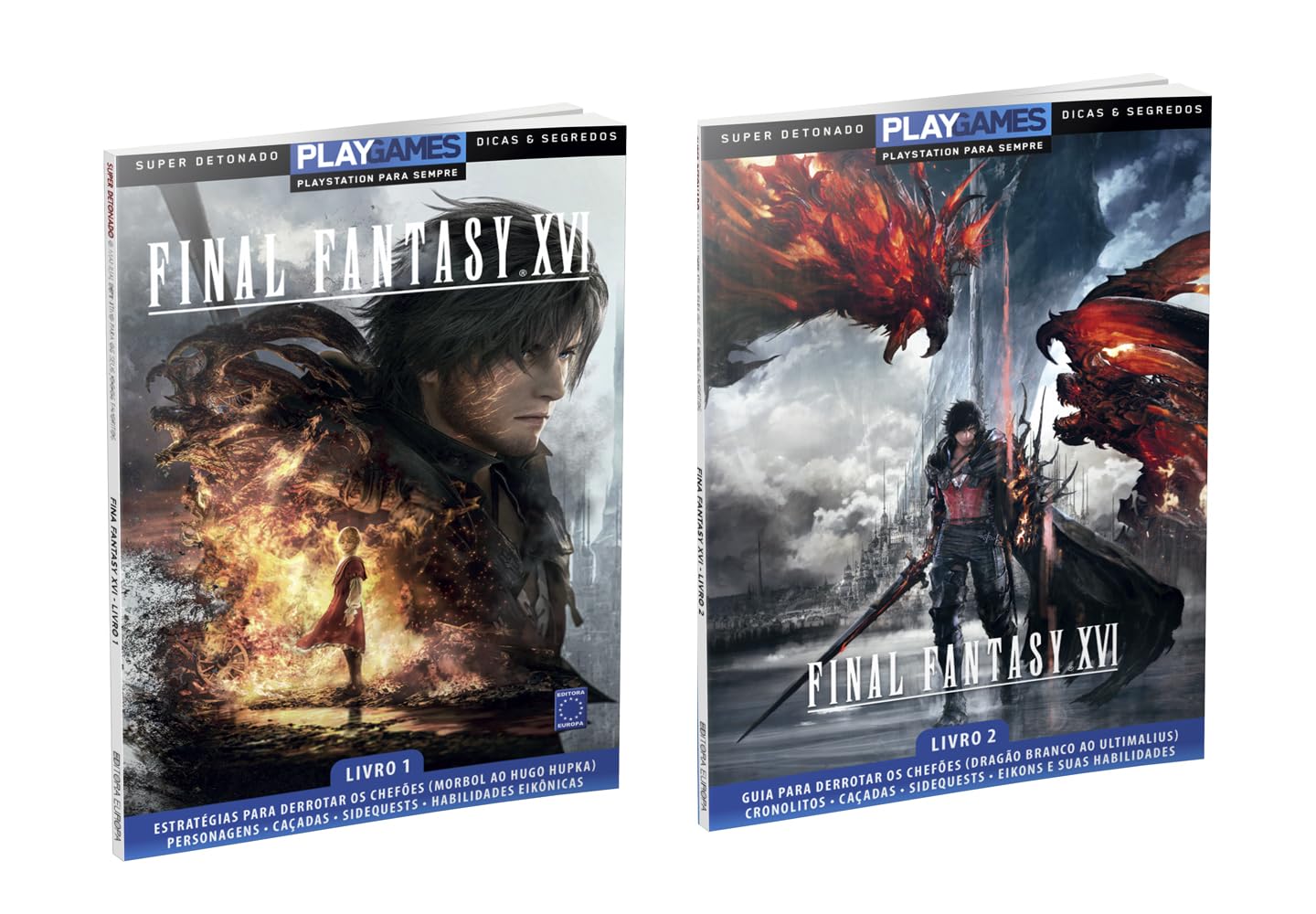 Super Detonado Dicas e Segredos - Final Fantasy XVI - Combo 2 livros
