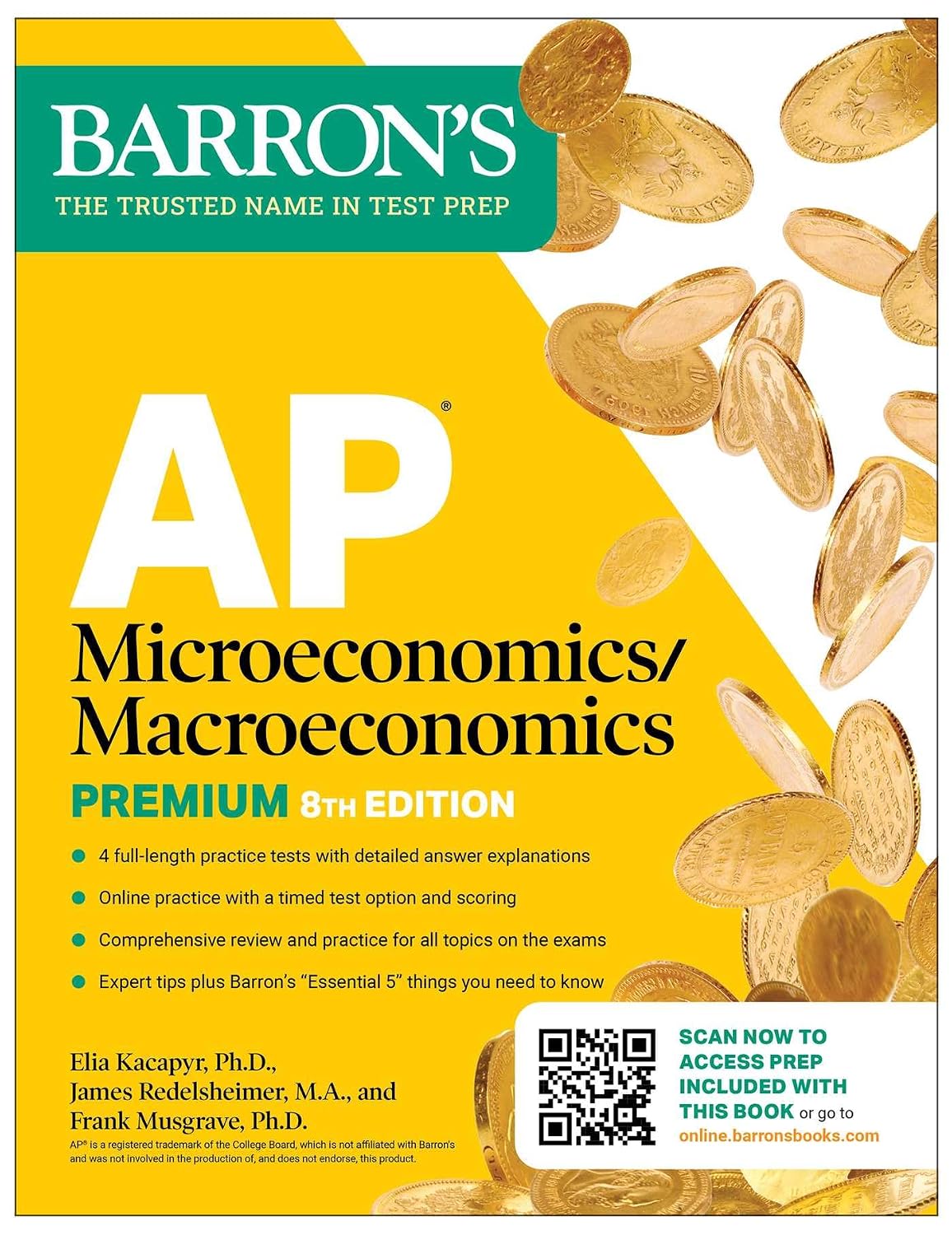 capítulo por capítulo baixar AP Microeconomics/Macroeconomics Premium, Eighth Edition: Prep Book with 4 Practice Tests + Comprehensive Review + Online Practice (Barron's AP Prep) (English Edition)
