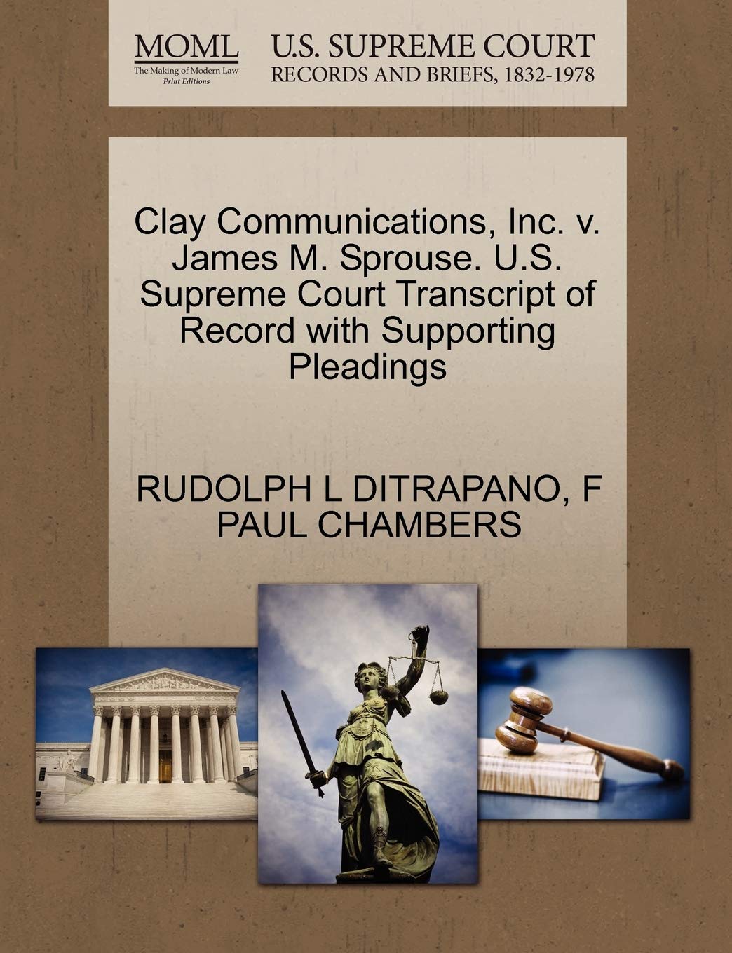 ler totalmente Clay Communications, Inc. v. James M. Sprouse. U.S. Supreme Court Transcript of Record with Supporting Pleadings