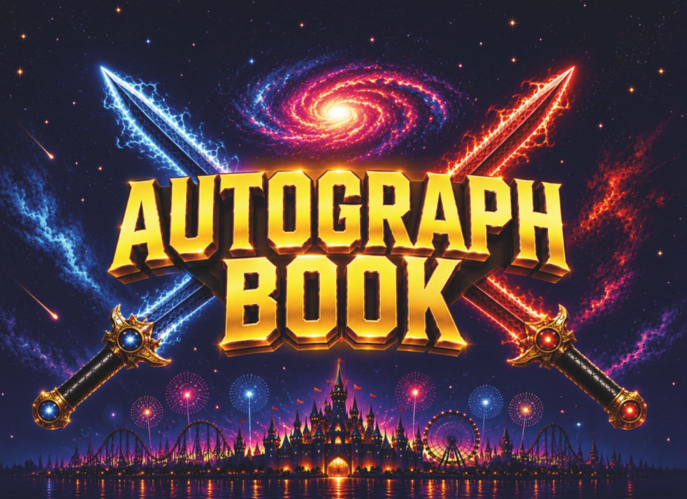 ler totalmente Autograph Book for Boys: A Theme Park Signature & Photo Memory Book for Kids | Collect Character Autographs, Pictures, Vacation Memories, Adventures & Magical Moments