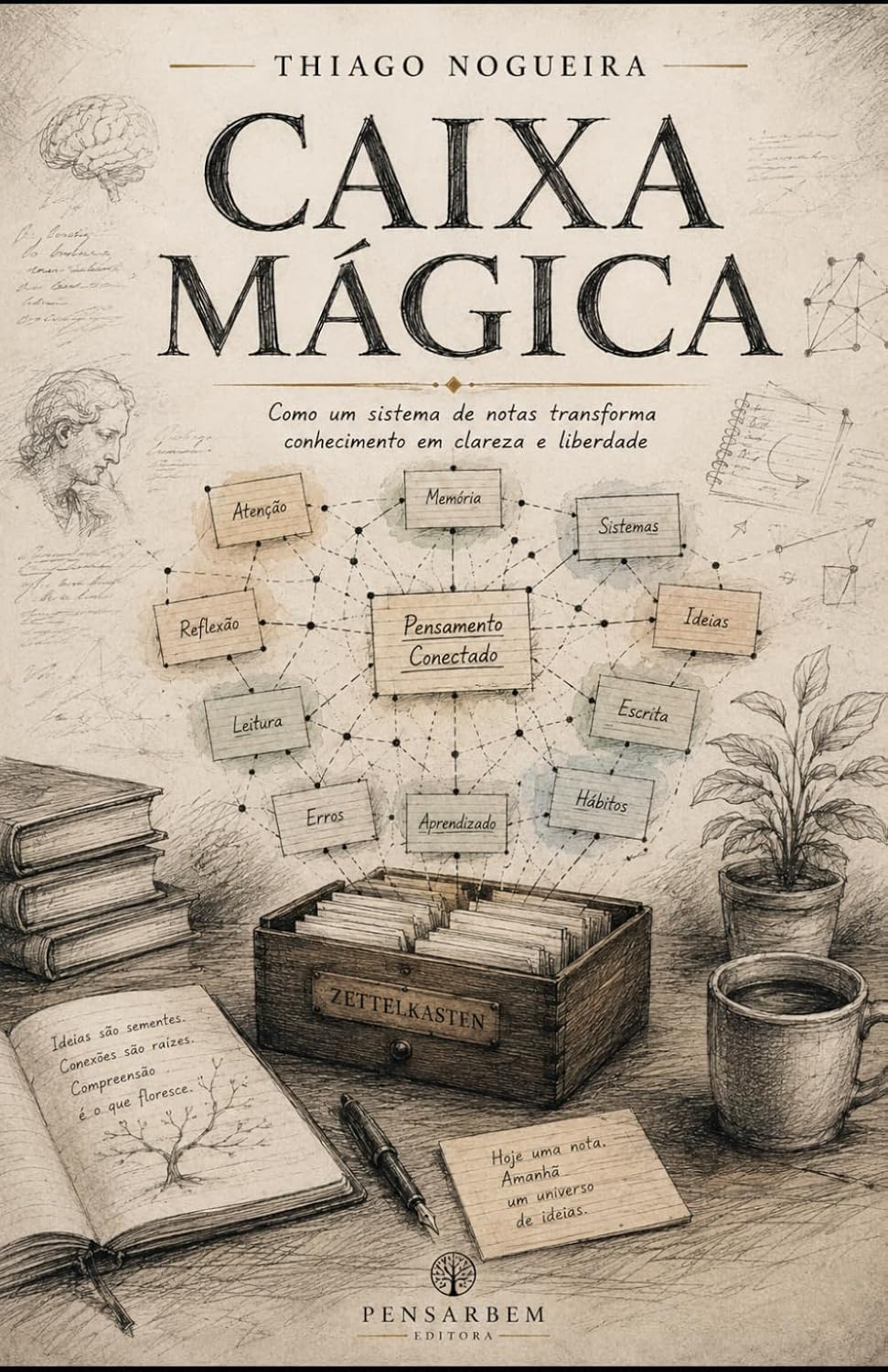 A Caixa Mágica: Zettelkasten e a Arte de Transformar Conhecimento em Clareza e Liberdade (Portuguese Edition) baixar livro de graça
