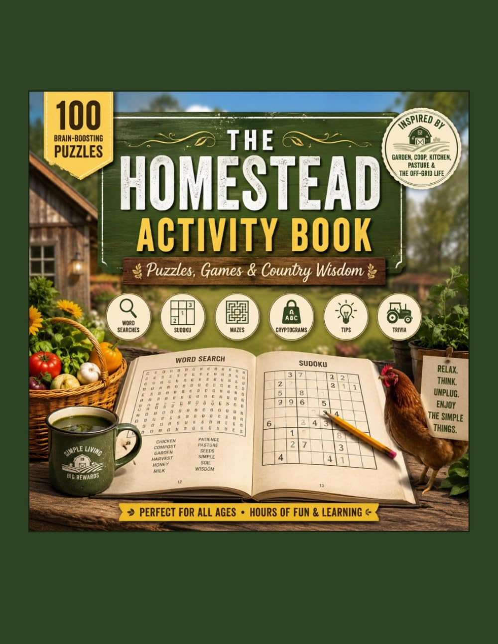 The Homestead Activity Book: Puzzles, Games & Country Wisdom baixar livro de graça