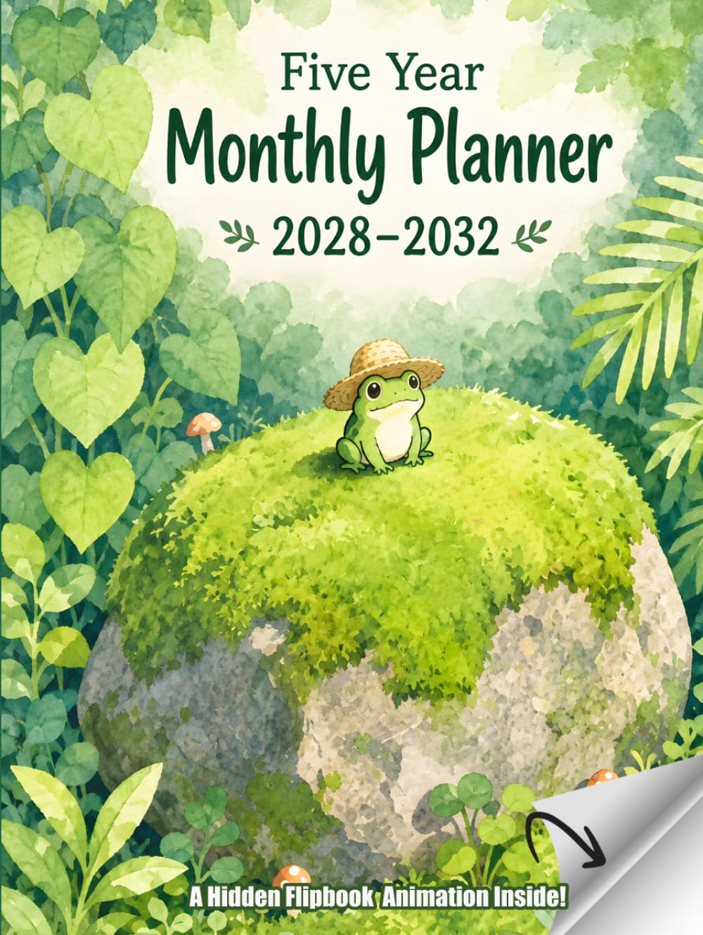 capítulo por capítulo baixar Five Year Monthly Planner 2028–2032: 60 Month Calendar Organizer Two Pages Per Month with Holidays from January 2028 to December 2032 | With Cute Flipbook Animation inside for Frog Lovers Large Size