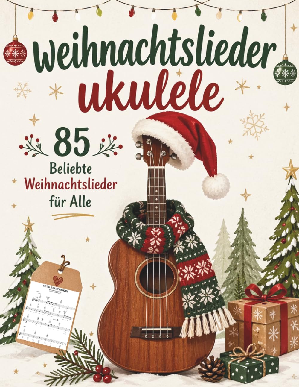 ler totalmente Weihnachtslieder Ukulele: 85 Beliebte Weihnachtslieder für Alle (German Edition)