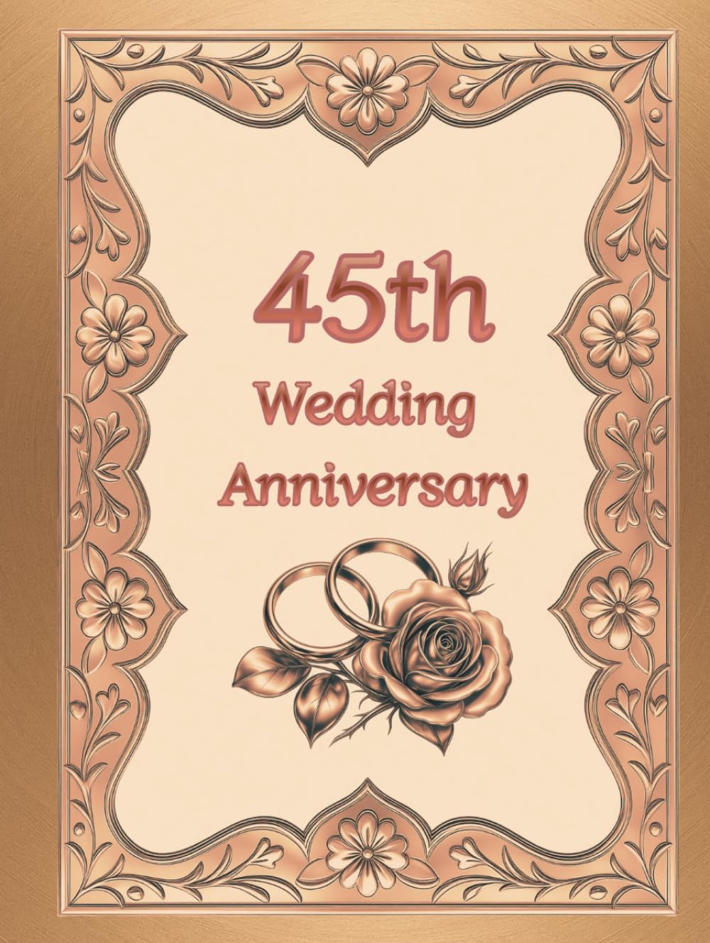 ler totalmente 45th Wedding Anniversary Guest Book: Memory book for entries from guests with warm words, congratulations and good advices, A nice anniversary keepsake