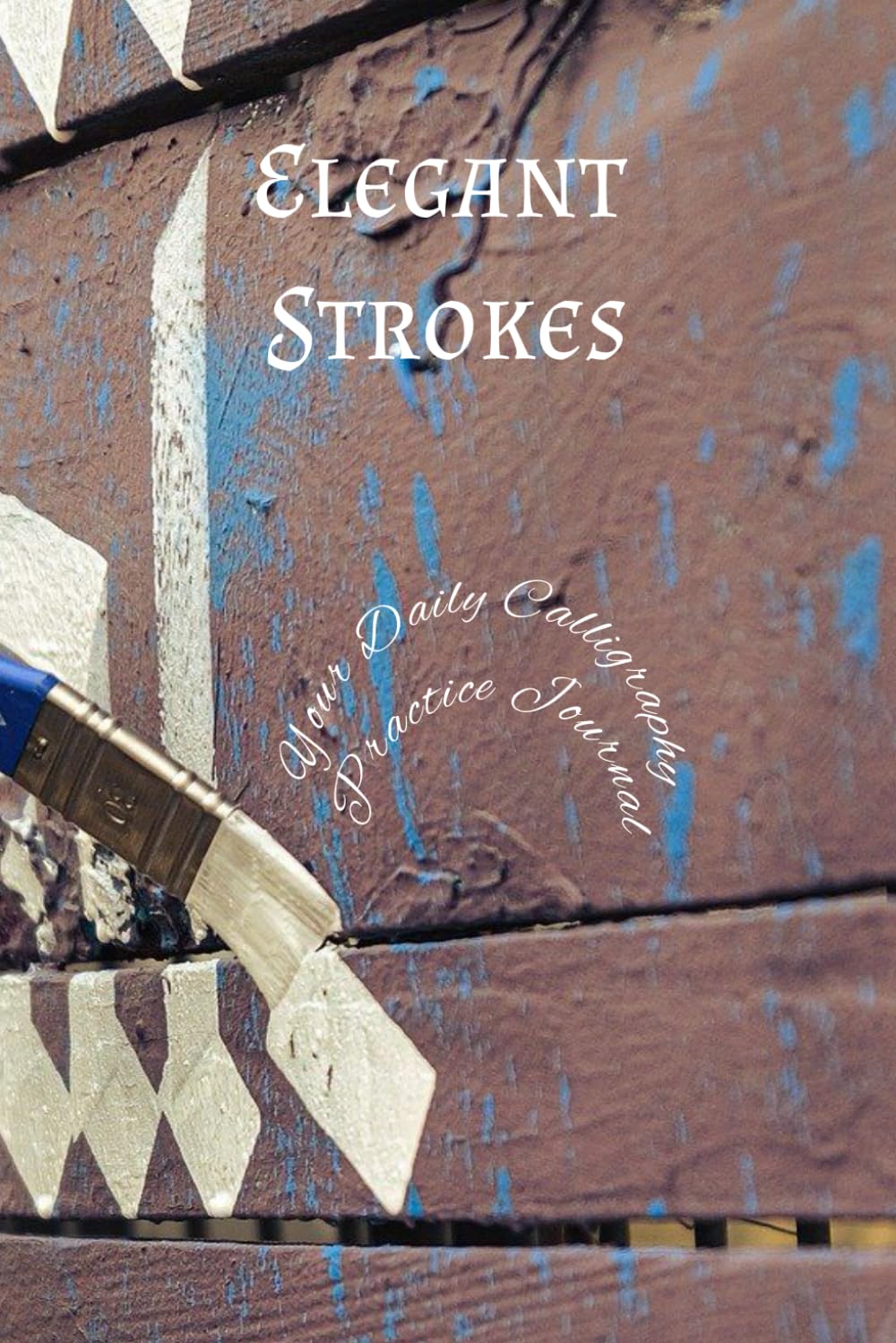 ler totalmente Elegant Strokes: Your Daily Calligraphy Practice Journal