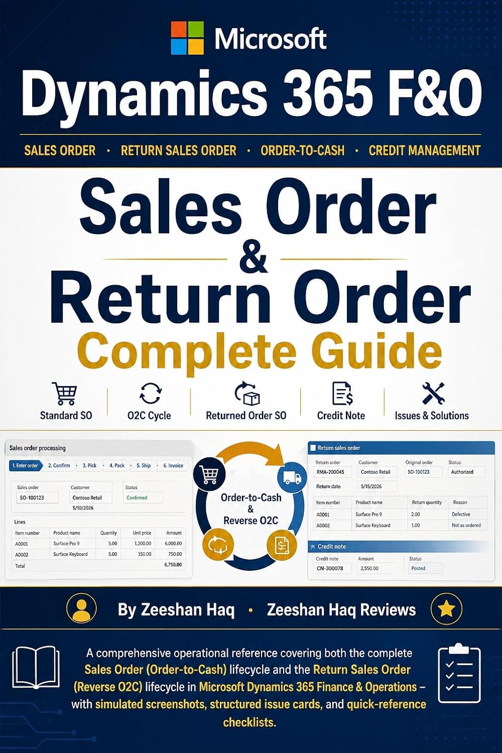 Microsoft Dynamics 365 F&O Sales Order & Return Order Complete Guide: Order-to-Cash • Sales Order Processing • Returns • Credit Notes • Inventory Reversal... Order Management Series) (English Edition) baixar o livro de graça