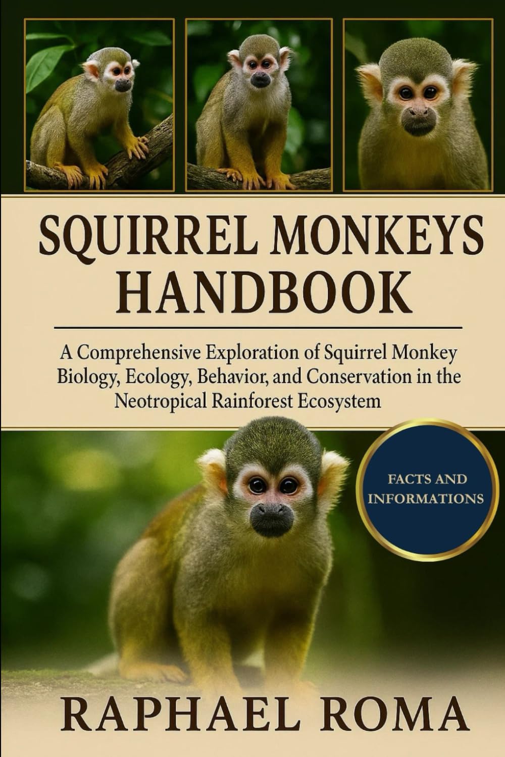 Squirrel Monkeys Handbook: A Comprehensive Exploration of Squirrel Monkey Biology, Ecology, Behavior, and Conservation in the Neotropical Rainforest Ecosystem.