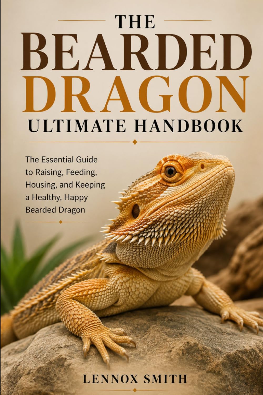 The Bearded Dragon Ultimate Handbook: The Essential Guide to Raising, Feeding, Housing, and Keeping a Healthy, Happy Bearded Dragon