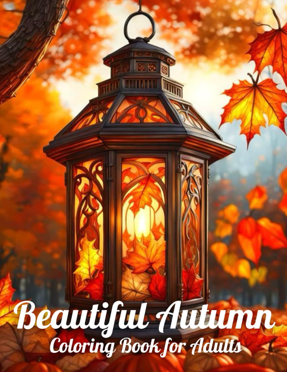 Beautiful Autumn Coloring Book for Adults: Beautiful Fall-Themed Coloring Pages for Adults and Seniors | Large Print, Easy and Simple Autumn Season Designs baixar o livro de graça