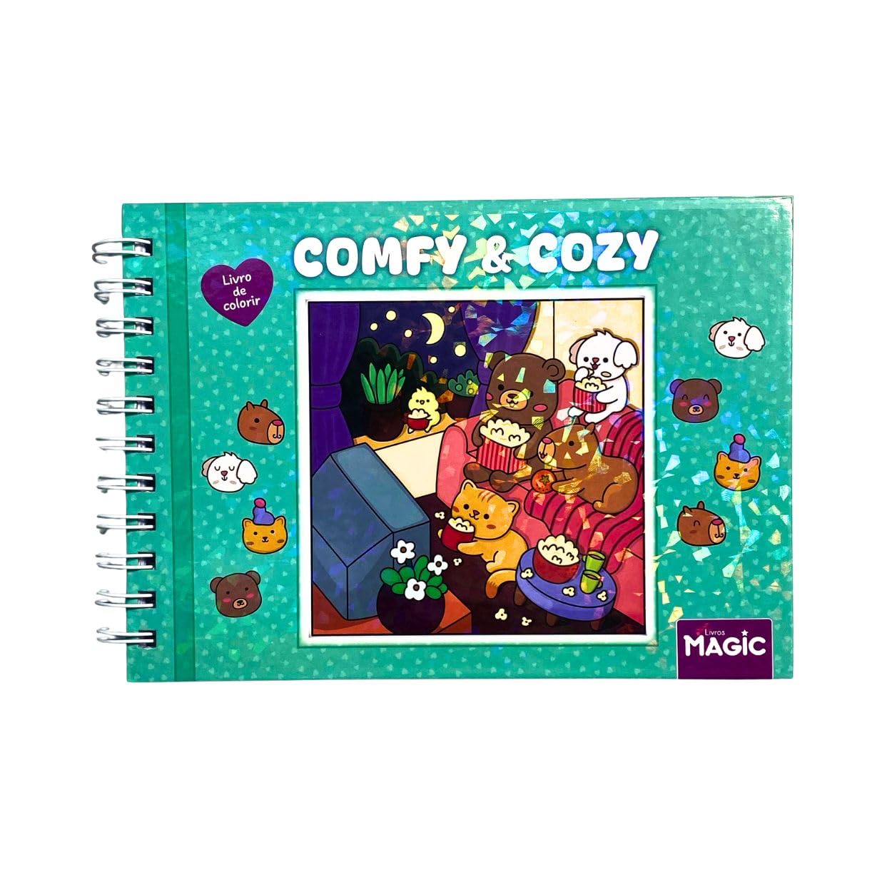 capítulo por capítulo baixar Comfy and Cozy Green - Livro de Colorir