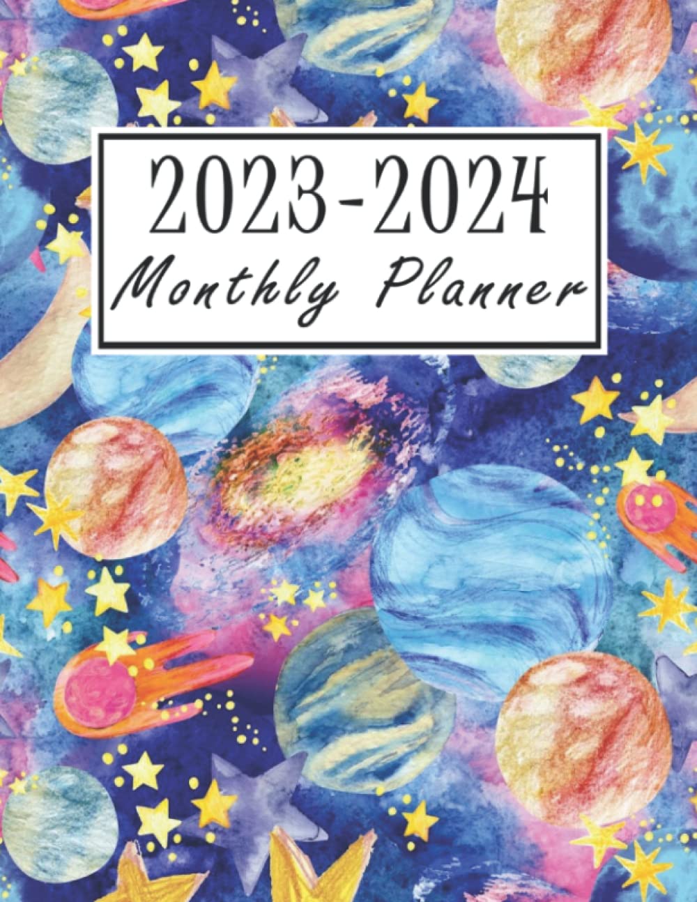 2023 2024 Weekly Planner: Galaxies Weekly Two Year Planner - Pretty Design 24 Months at a Glance Simple Schedule Organizer & Agenda |... & Contacts Log (Academic Planner) baixar livro de graça
