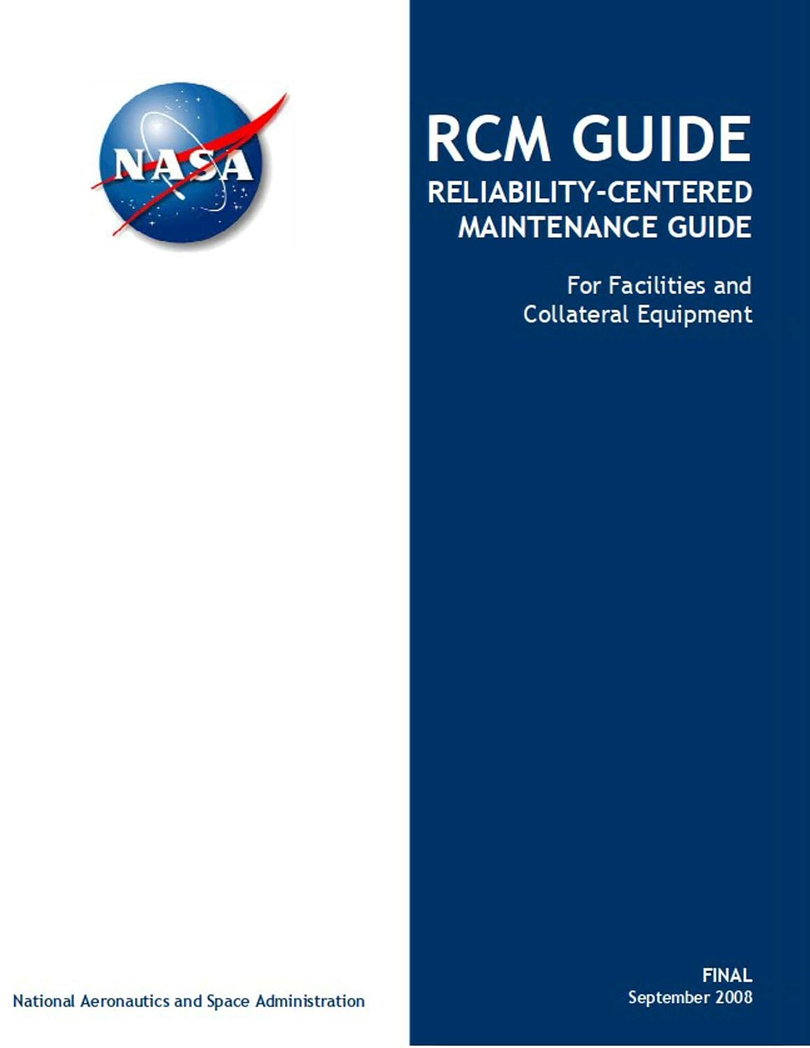 ler totalmente RCM GUIDE Reliability-Centered Maintenance Guide: Sept 2008 (English Edition)