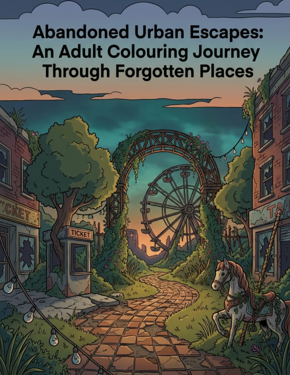 Abandoned Urban Escapes: An Adult Colouring Journey Through Forgotten Places