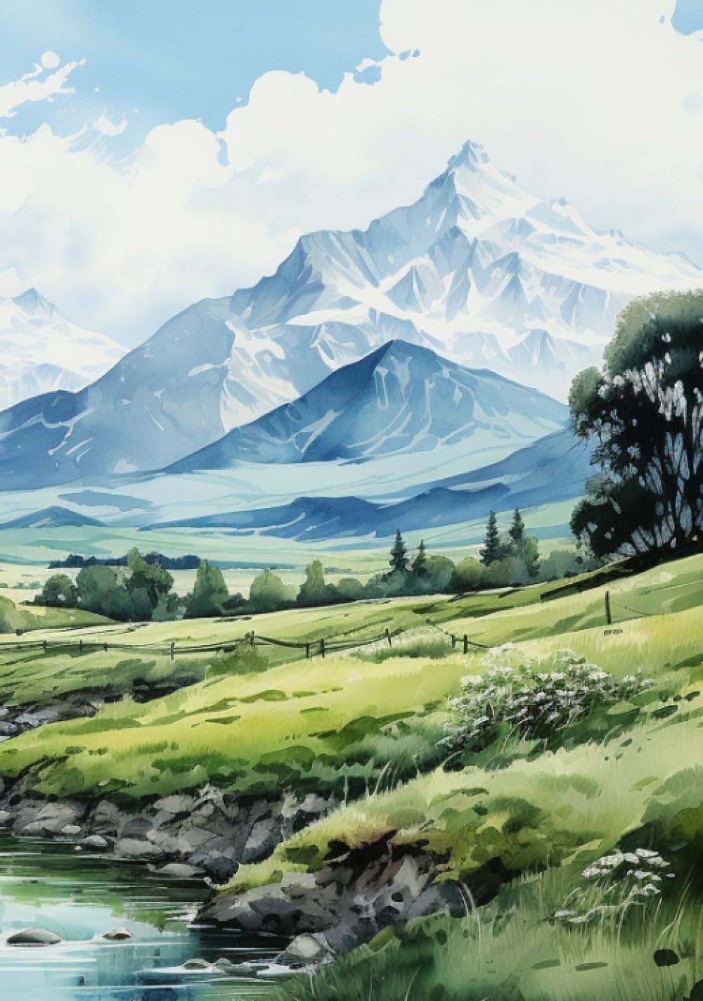 ler totalmente Green Field and Mountain Journal Book