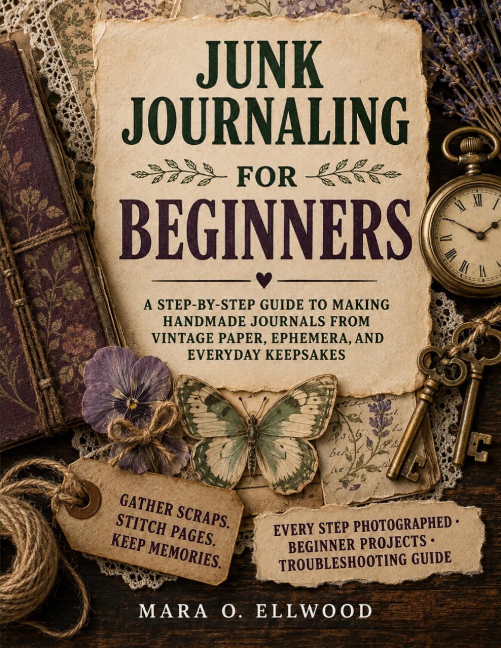 Junk Journaling for Beginners: A Step-by-Step Guide to Making Handmade Journals from Vintage Paper, Ephemera, and Everyday Keepsakes baixar o livro de graça