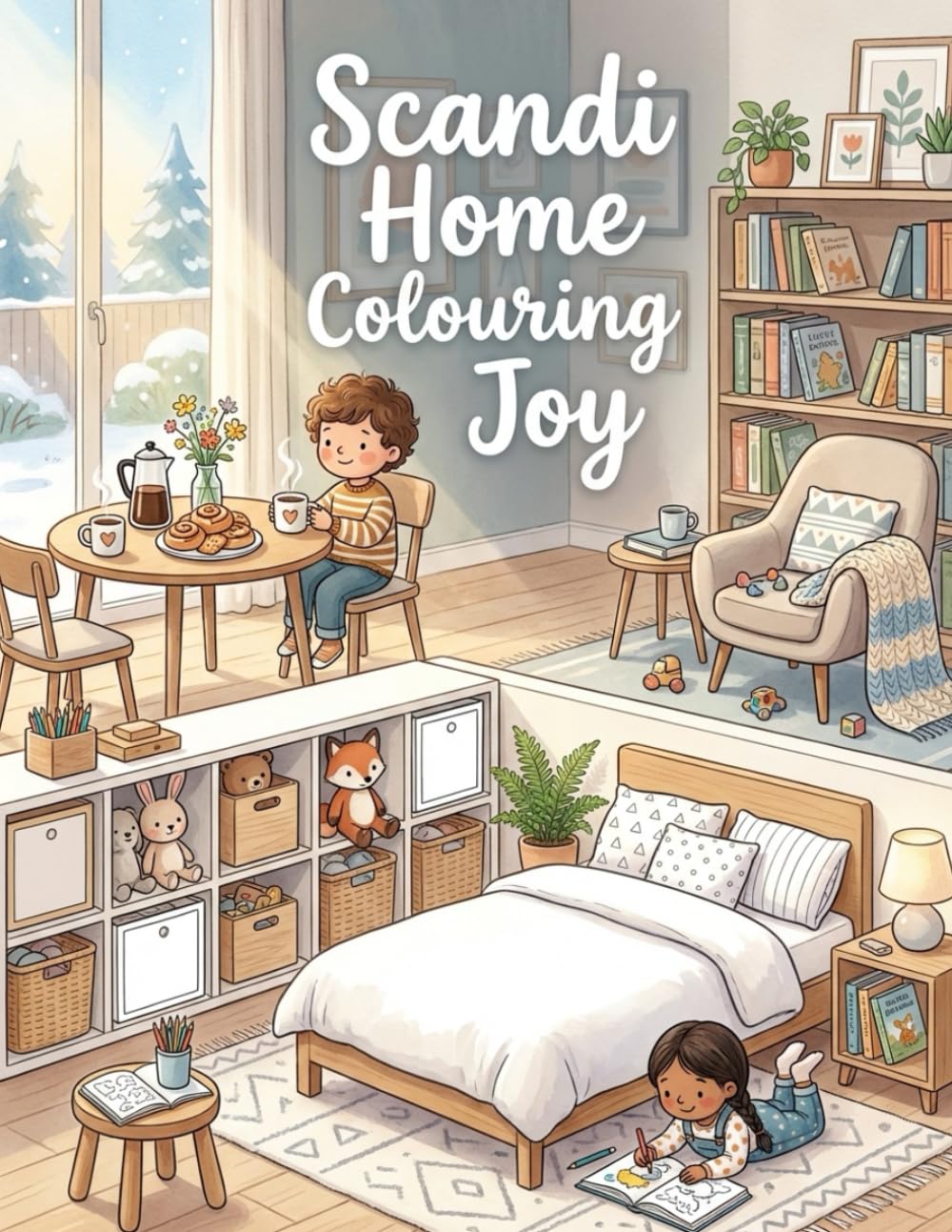 Scandi Home: Cosy Colouring baixar o livro de graça