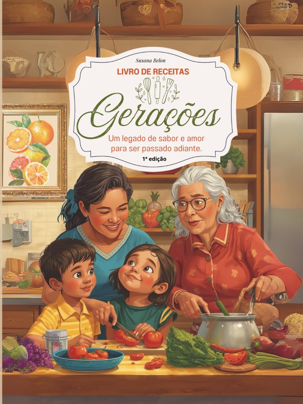ler totalmente Livro de Receitas: Gerações - Um legado de sabor e amor para ser passado adiante (Portuguese Edition)