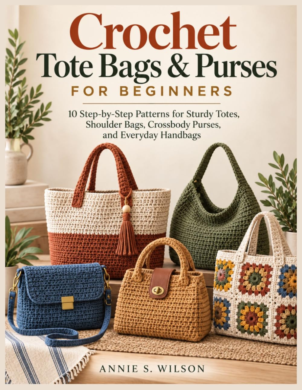 CROCHET TOTE BAGS & PURSES FOR BEGINNERS: 10 Step-by-Step Patterns for Sturdy Totes, Shoulder Bags, Crossbody Purses, and Everyday Handbags baixar livro de graça