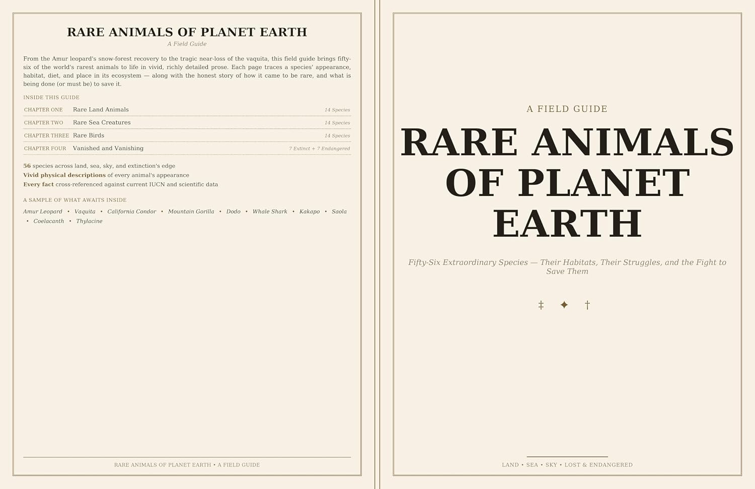 ler totalmente Rare Animals of Planet Earth (English Edition)