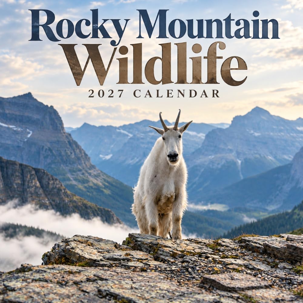 Wildlife of the Rocky Mountains Calendar 2027: Mountain Fauna Photography