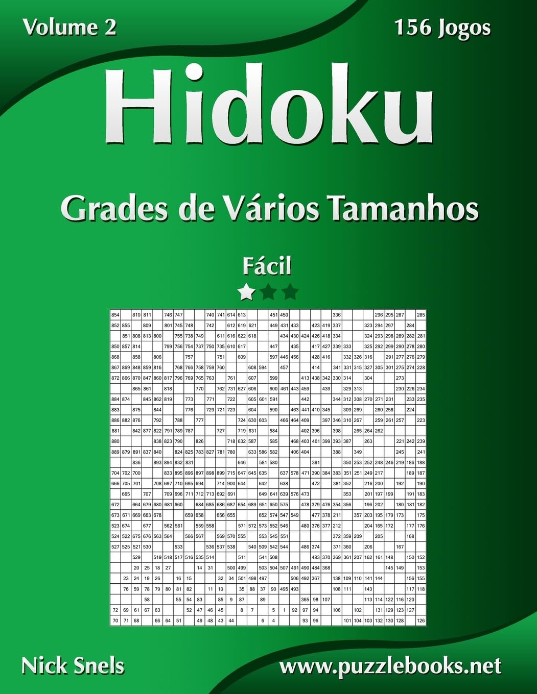 Hidoku Grades de Vários Tamanhos - Fácil - Volume 2 - 156 Jogos baixar livro de graça