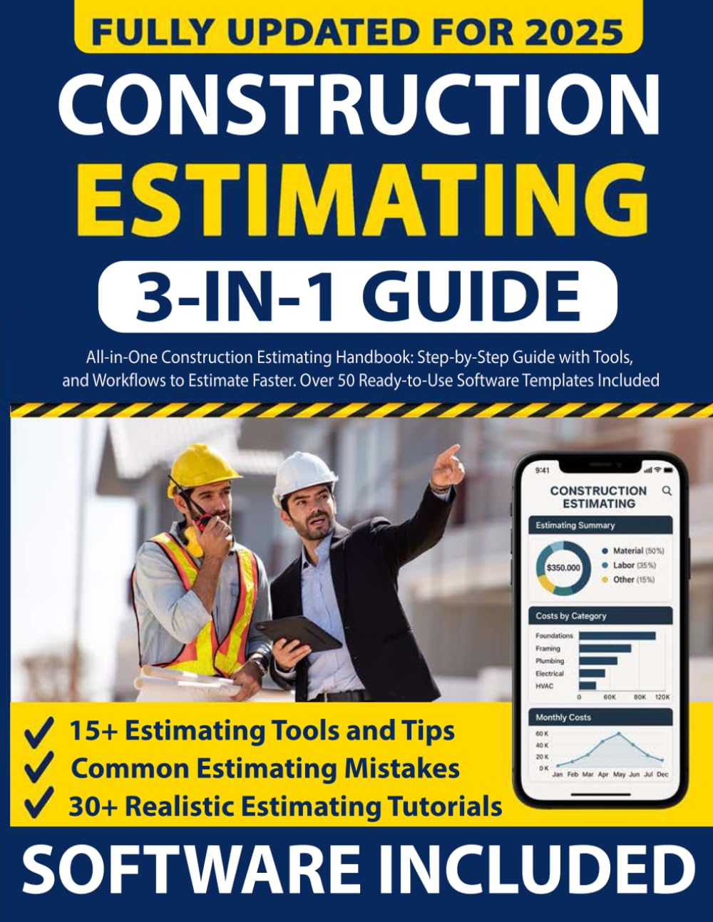 All-in-One Construction Estimating Handbook 3-in-1: Step-by-Step Guide with Tools, Expert Tips, and Workflows to Estimate Faster and Win More Bids. Over 50 Ready-to-Use Software Templates Included baixar livro de graça