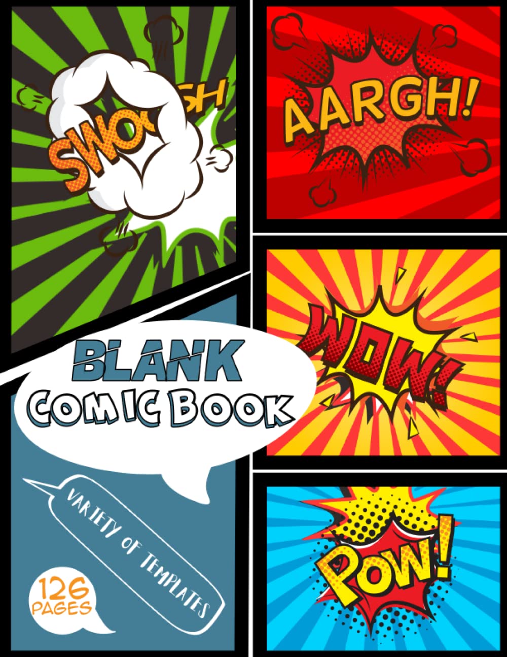 capítulo por capítulo baixar Blank Comic Book with Variety of Templates For Kids And Adults: Draw Your Own Comics,Comic Panels for Drawing, Templates for Comics