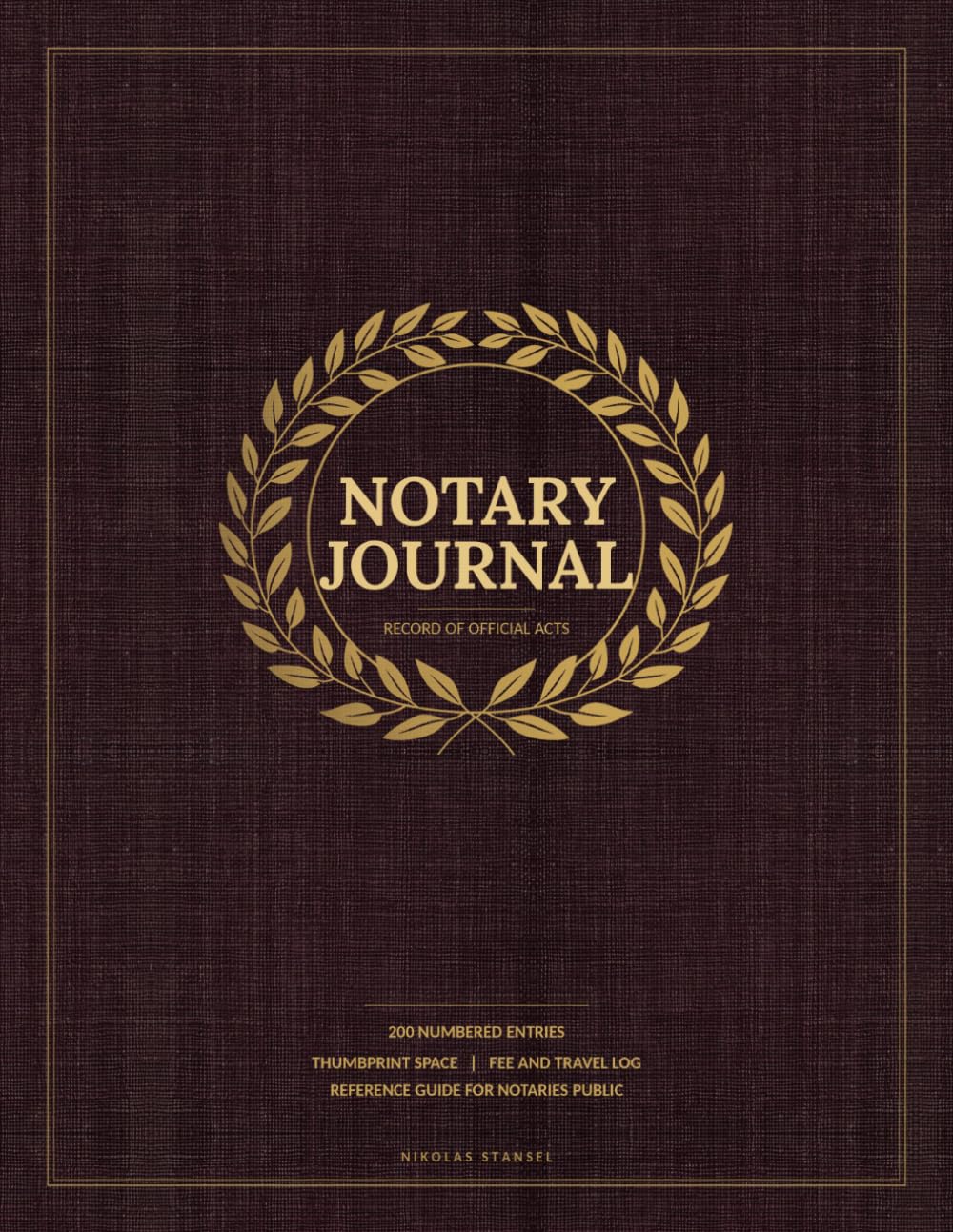 ler totalmente Notary Journal: Official Notary Public Log Book with Reference Guide | 200 Numbered Entries, Thumbprint Space and Fee Log | Record of Notarial Acts