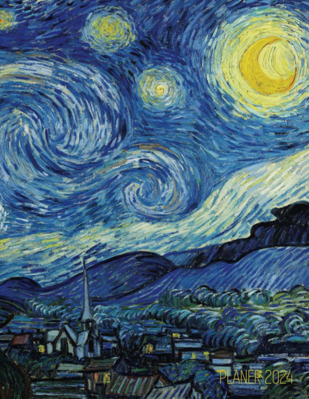 Vincent van Gogh Planer 2024: Sternennacht | Wochenplaner 2024 | Monatsplaner 12 Monate Organizer | Post-Impressionismus | Einfacher Überblick über... Agenda mit Raum für Notizen (German Edition) baixar o livro de graça