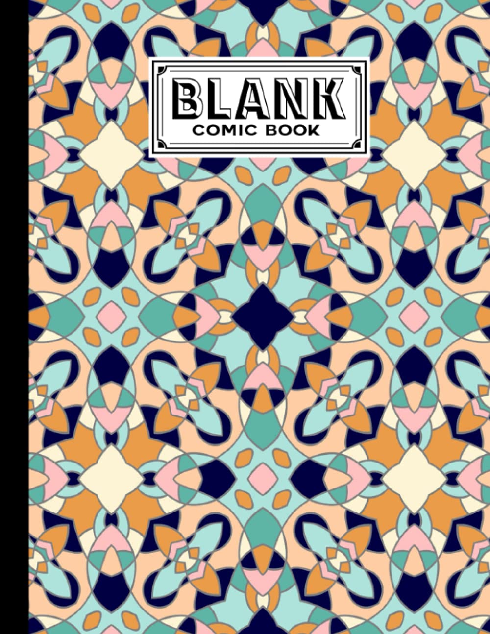 Blank Comic Book: Floral Ornament Cover, Create Your Own Story, Journal, Notebook, Sketchbook for Kids and Adults, 120 Pages - Size 8.5" x 11" Notebook by Florian Reich baixar o livro de graça