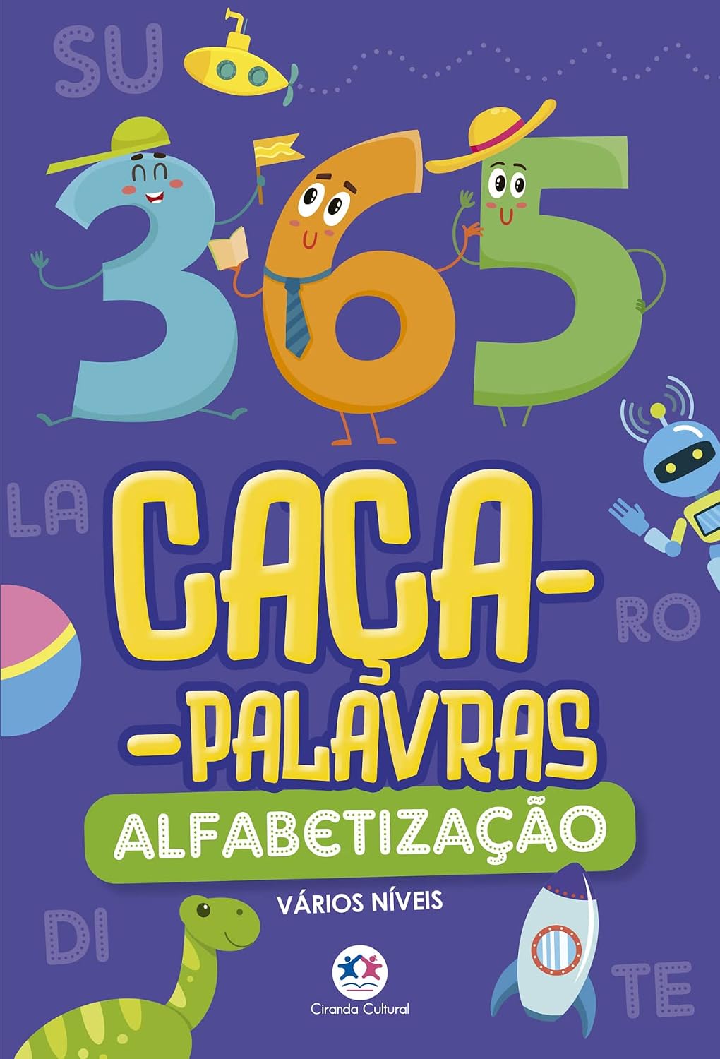 ler totalmente 365 Caça-Palavras - Alfabetização