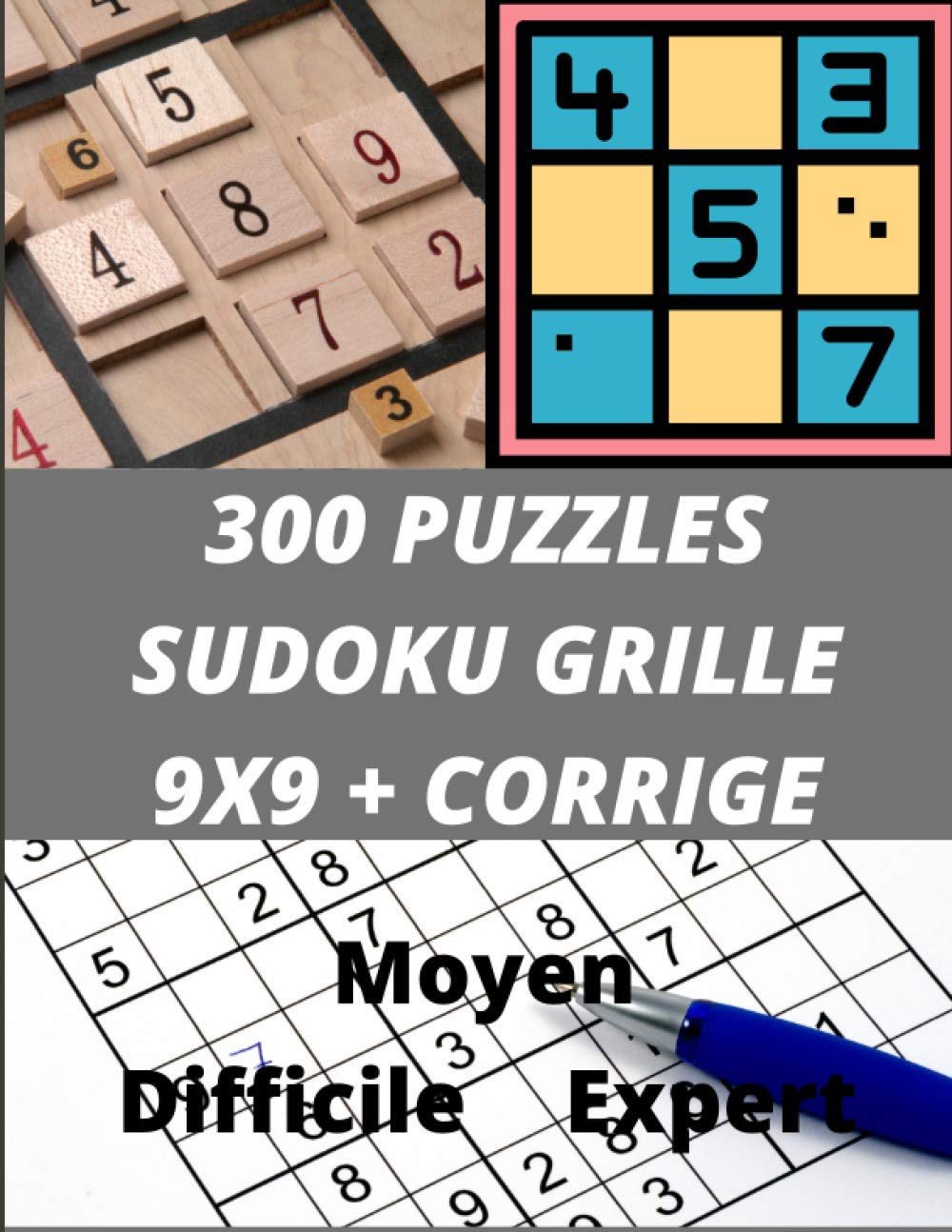 ler totalmente 300 Puzzles Sudoku Grille 9x9 + Corrige