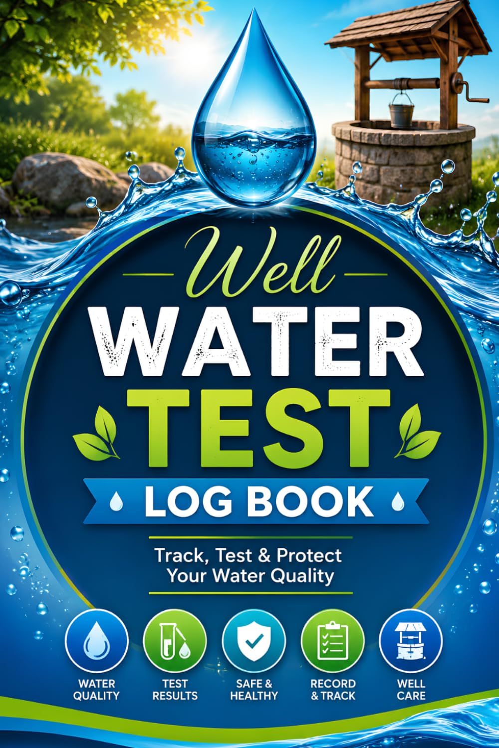 ler totalmente Well Water Test Log Book: A Simple Record Book for Monitoring Well Water Quality, Laboratory Test Results, Treatment History, and Safe Drinking Water Maintenance