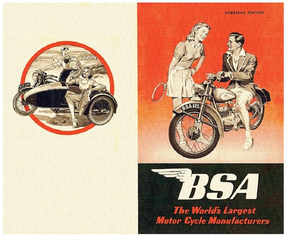 B.S.A. Brochure 1949: THE WORLDS LARGEST MOTOR CYCLE MANUFACTURERS (English Edition) baixar o livro de graça