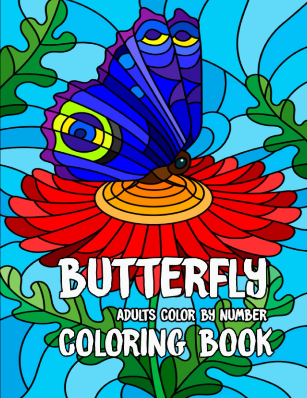 ler totalmente Butterfly Adults Color By Number Coloring Book: Butterfly Color by Number Anti Anxiety Coloring Book for Adults | Adult Color By Number Relaxation and Stress Relief Butterfly Design