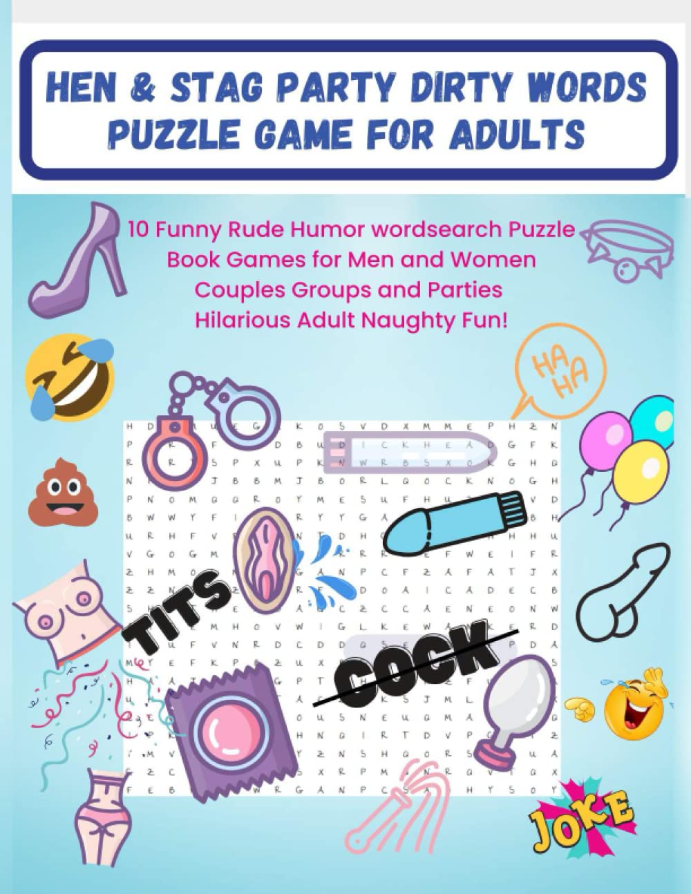 capítulo por capítulo baixar Hen & Stag Party Dirty words puzzle game for adults: 10 Funny Rude Humor wordsearch Puzzle Book Games for Men and Women Couples Groups and Parties Hilarious Adult Naughty Fun!