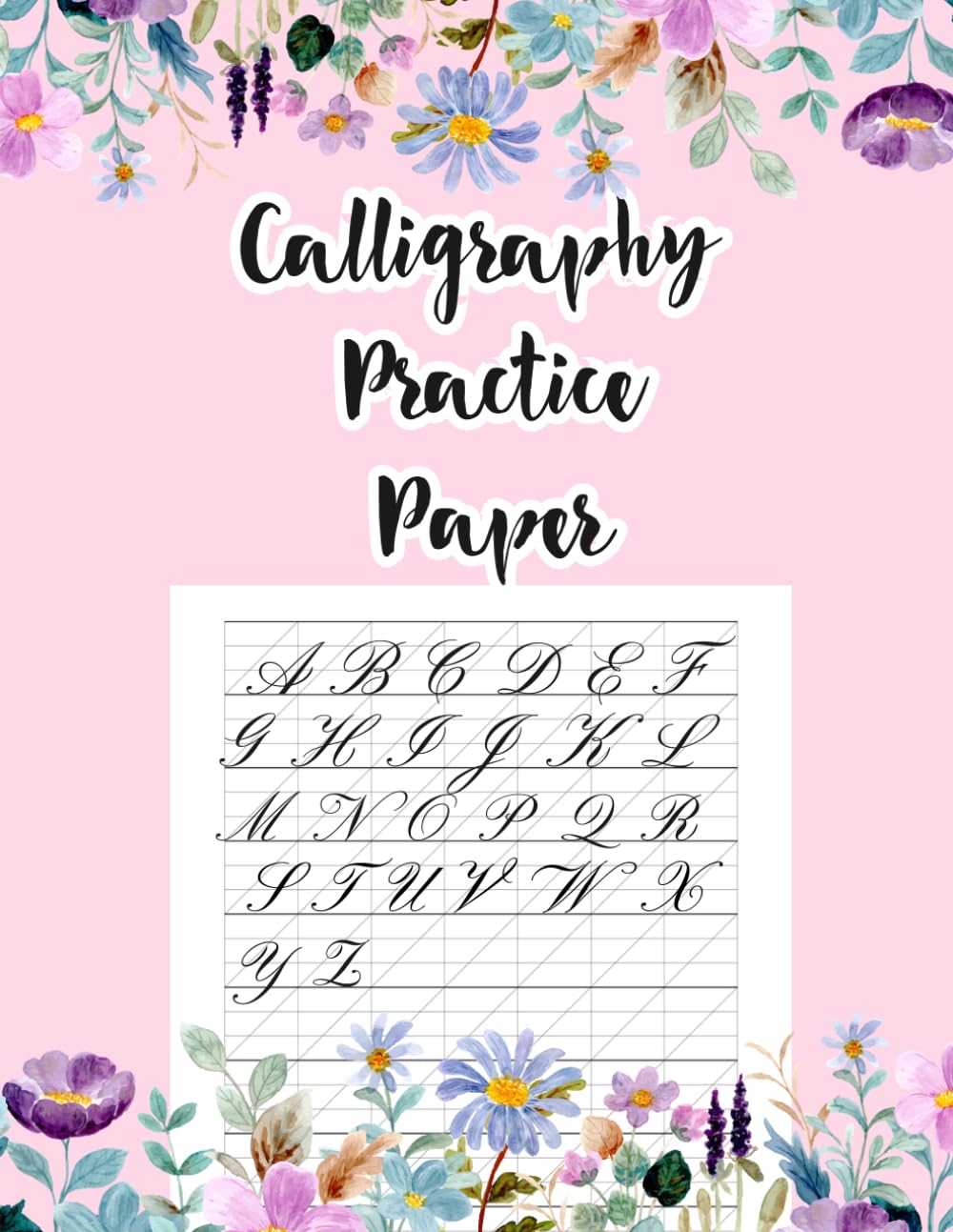 capítulo por capítulo baixar Calligraphy Practice Paper: 8.5” x 11” Letter Size | 100 Practice Sheets with 55° Slant Guides for Copperplate Calligraphy, Pointed Pen Lettering, and Calligraphy Practice