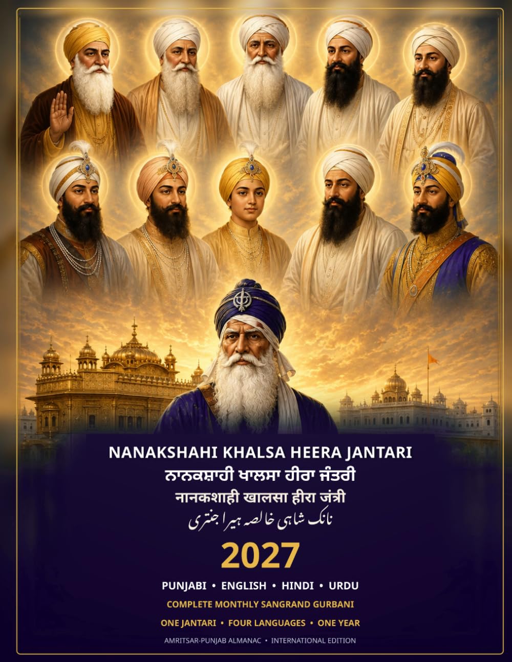 capítulo por capítulo baixar Nanakshahi Khalsa Heera Jantari 2027: Punjabi • English • Hindi • Urdu